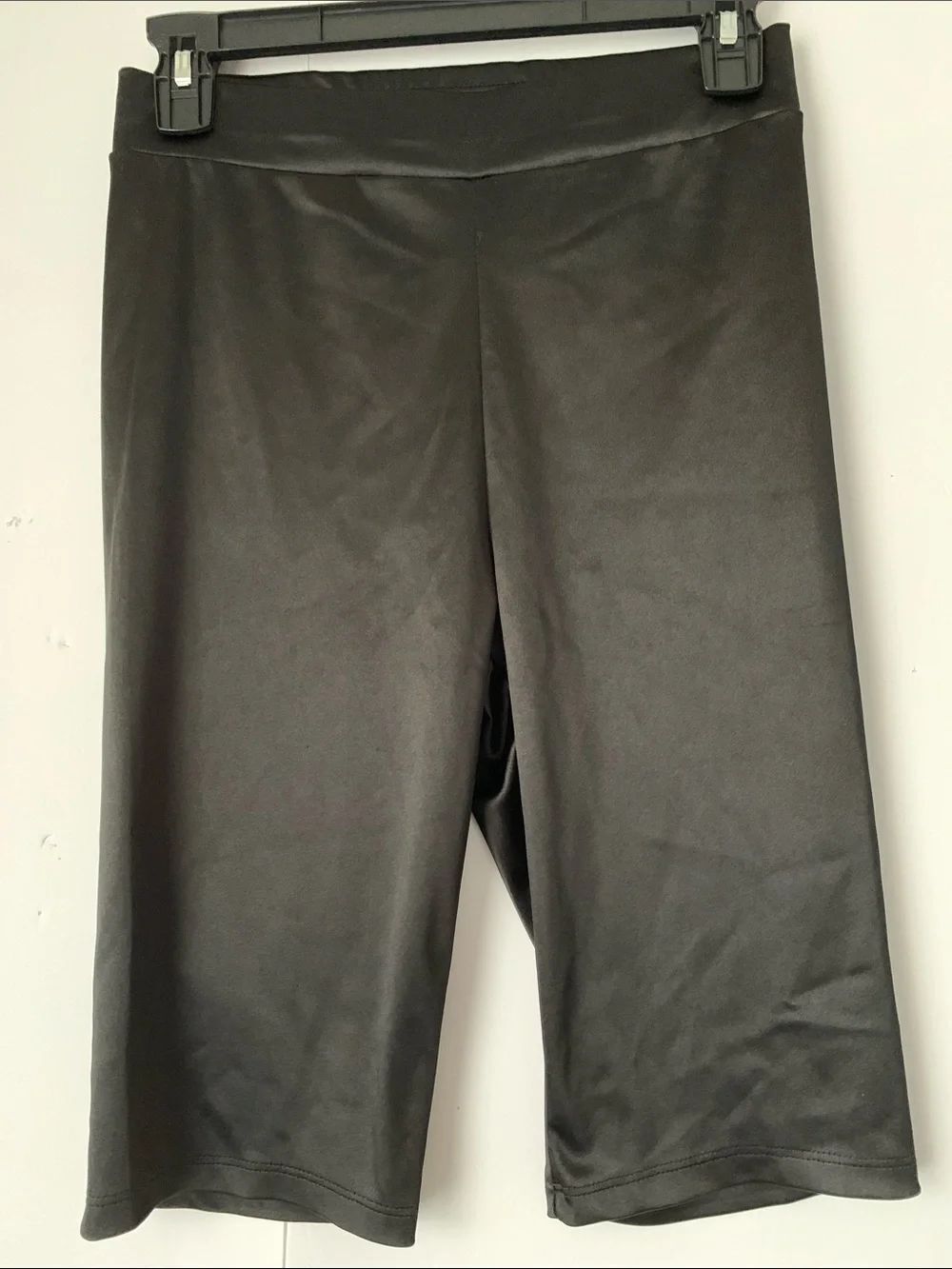 iris Black Girls' Bike Shorts - Stretch Active Bottoms Size L